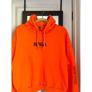 H&M NASA cropped hoodie